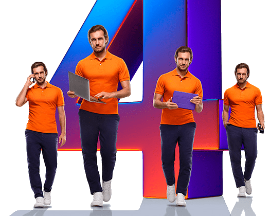 Великолепная четверка Ростелеком в посёлок городского типа Марусино (Московская область)